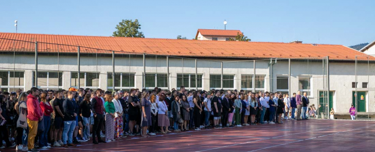 Slávnostné otvorenie školského roka 2023/2024 na Strednej odbornej škole informačných technológií, Tajovského 30 v Banskej Bystrici