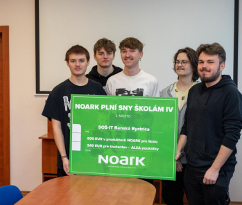 Od spoločnosti NOARK sme prevzali ďalšie ocenenie 